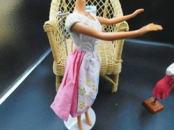 barbie swiss dress side